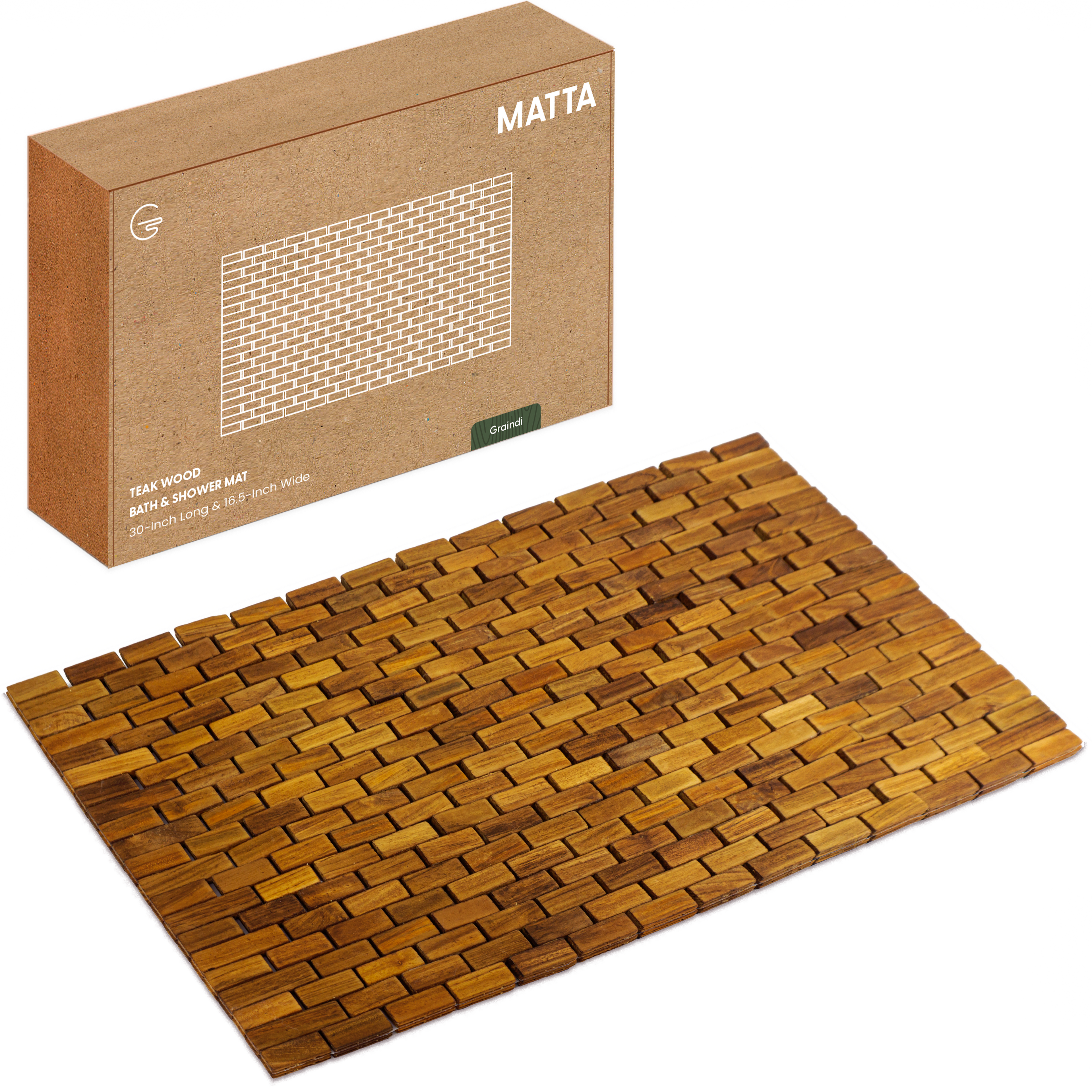 Teak Bath & Shower Mat
