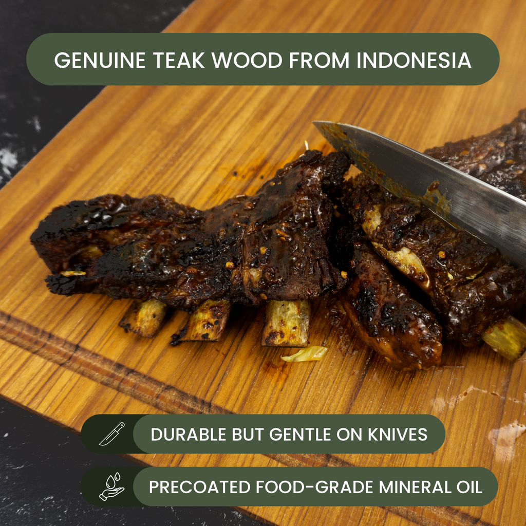 30″ x 20″ Teak Cutting Board