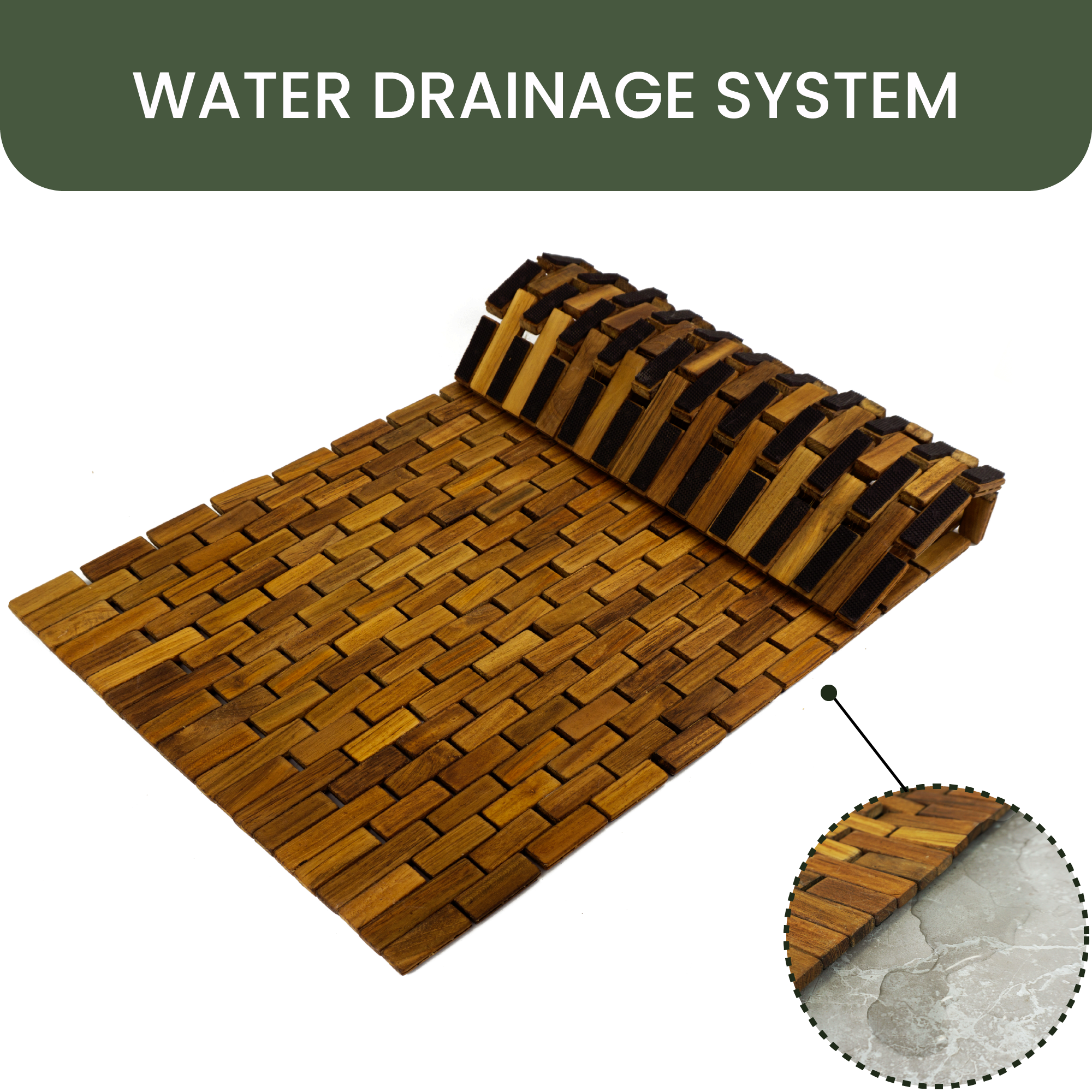 Teak Bath & Shower Mat