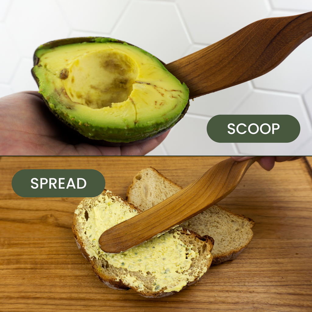 11″ Teak Spurtle for Sourdough Starter