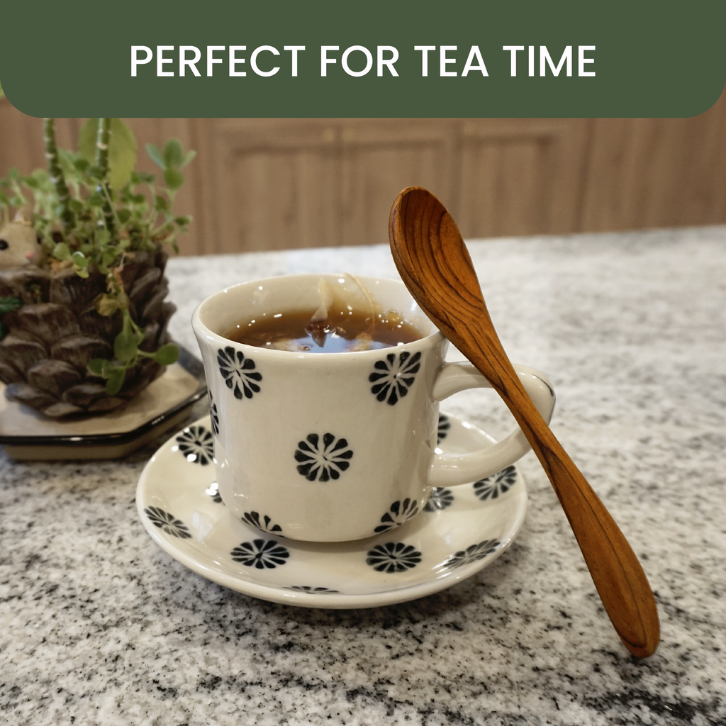 Teak Wood Tea Spoons (Set of 6)