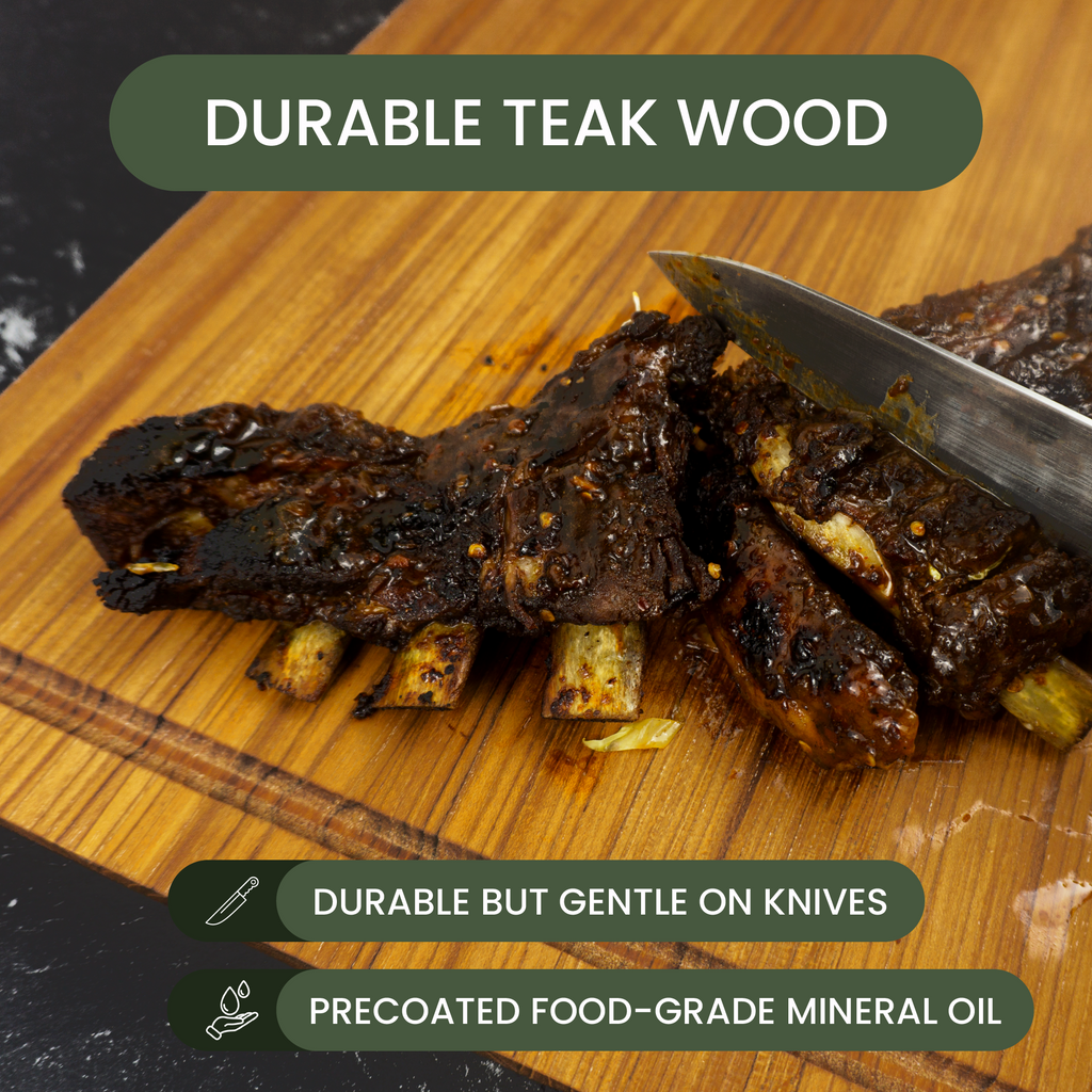 30″ x 20″ Teak Cutting Board