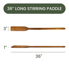 36″ Teak Wood Paddle for Crawfish Boil