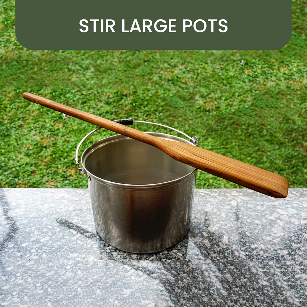 36″ Teak Paddle for Crawfish & Seafood Boil