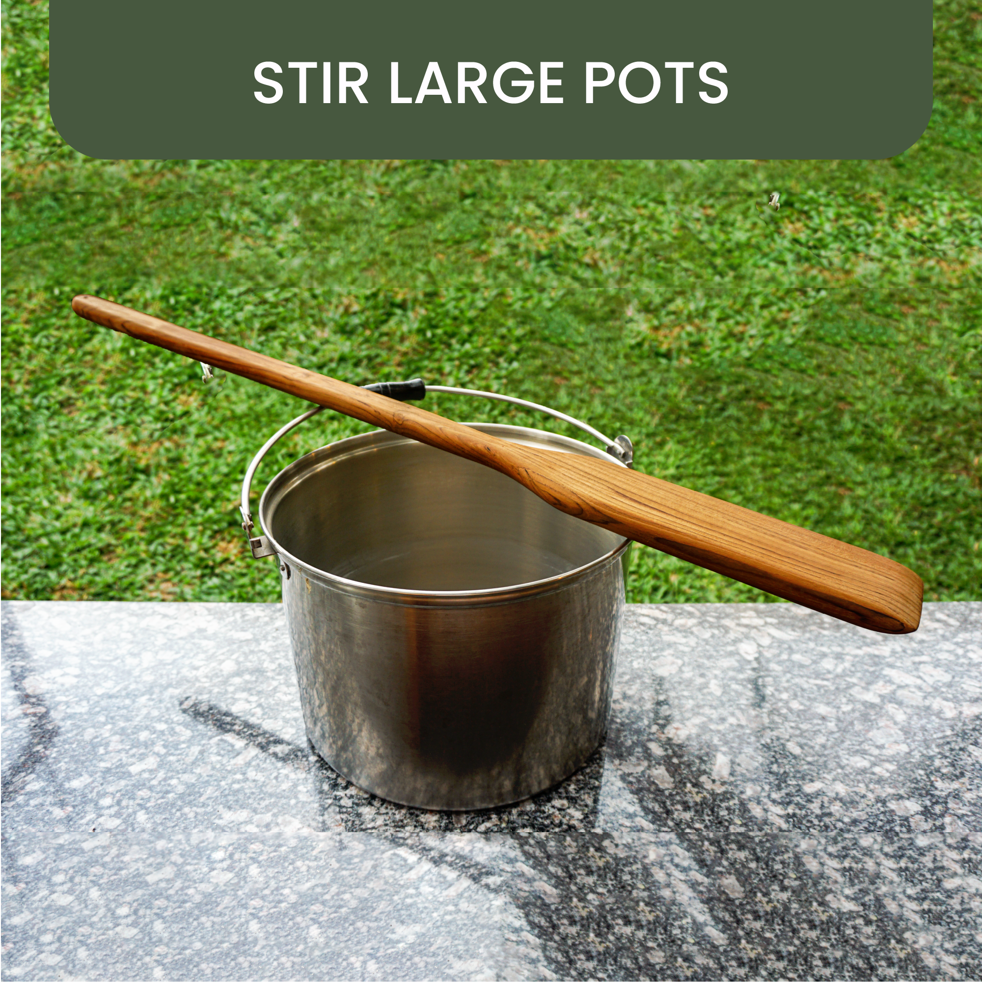 36″ Teak Paddle for Crawfish & Seafood Boil