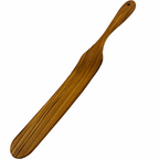 11″ Teak Wood Skinny Spurtle for Sourdough Starter