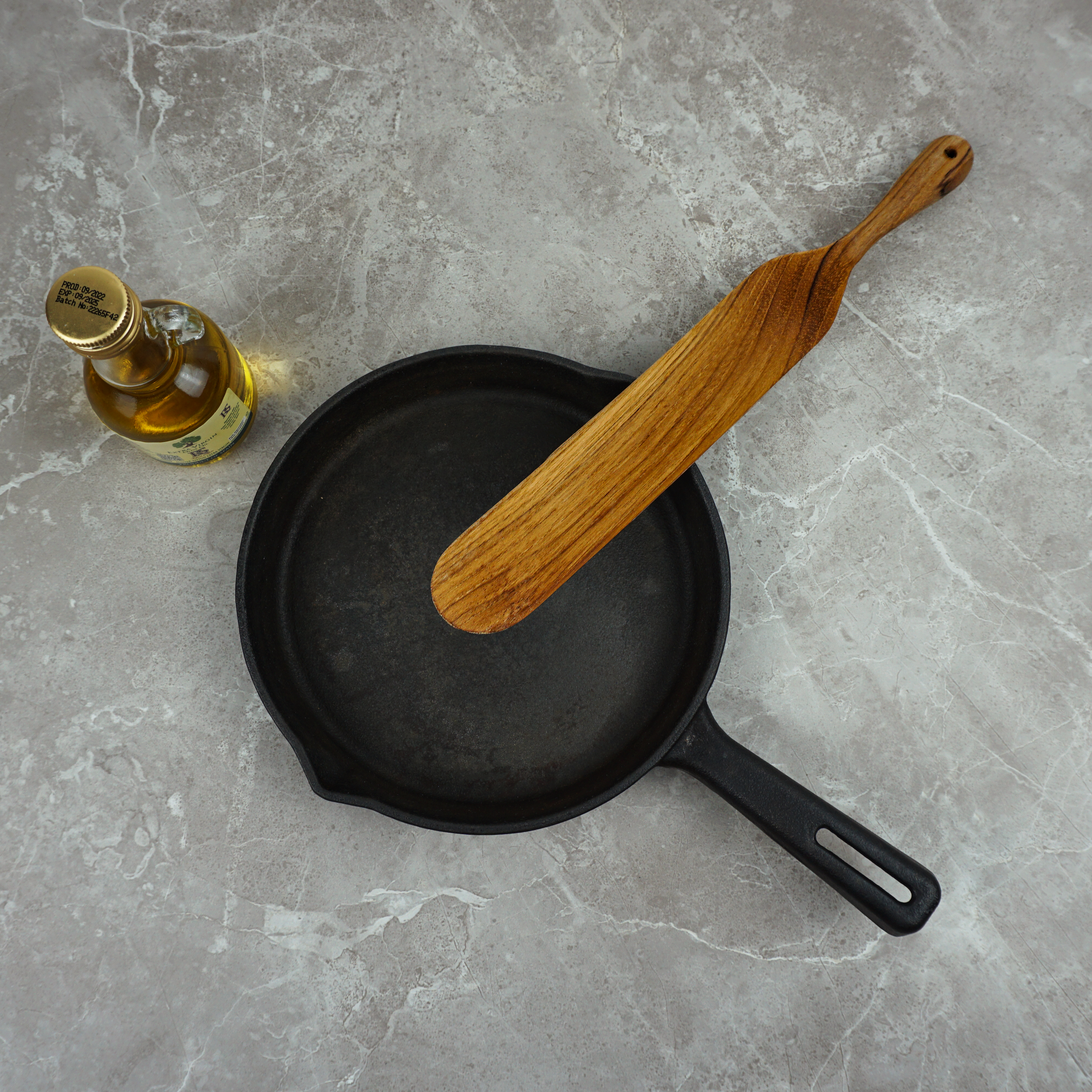 11″ Teak Spurtle for Sourdough Starter