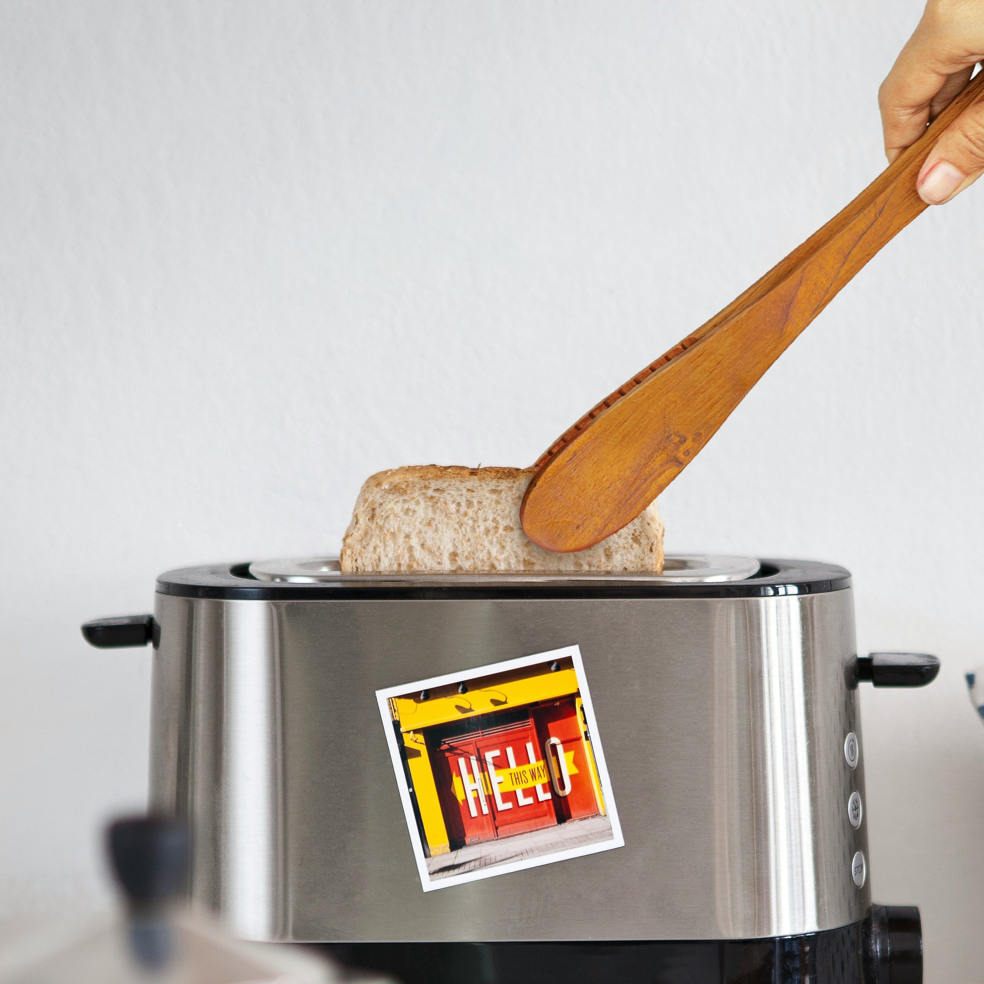 Teak Tongs Set (9″ & 12″)